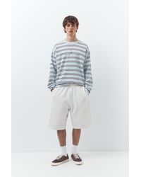 Pull&Bear - Skater Joggingbermuda Met Wijde Pijpen - Lyst