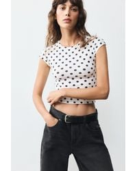 Pull&Bear - Fitted Short Sleeve T-Shirt - Lyst