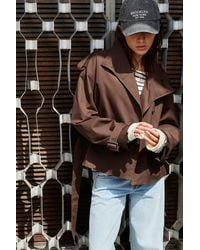 Pull&Bear - Short Belted Trench Coat - Lyst