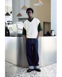 Pull&Bear - Cable-Knit Vest - Lyst