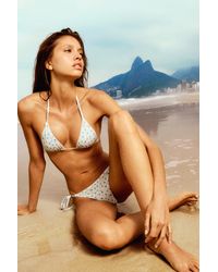 Pull&Bear - Floral Bikini Bottoms With Ties - Lyst