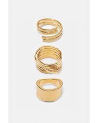 Pull&Bear - 3-Pack Of Rings - Lyst
