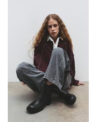 Pull&Bear - Chelsea-Enkellaarsjes Met Hak - Lyst