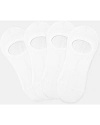 Pull&Bear - 4-Pack Korte Sokken - Lyst