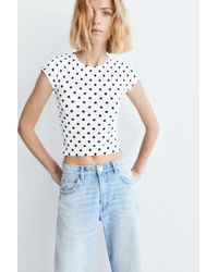Pull&Bear - Fitted Short Sleeve T-Shirt - Lyst