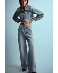 Pull&Bear - Mid-Waist Baggy Jeans - Lyst