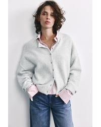 Pull&Bear - Soft Knit Cardigan - Lyst