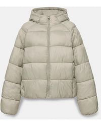 Pull&Bear - Doudoune À Capuche - Lyst