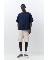 Pull&Bear - Baggy Cargo Bermuda - Lyst