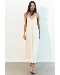 Pull&Bear - Strappy Back Midi Dress - Lyst