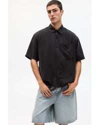 Pull&Bear - Short Sleeve Flowing Shirt - Lyst