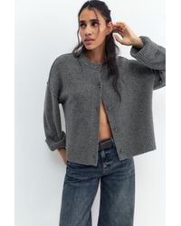 Pull&Bear - Soft Knit Cardigan - Lyst