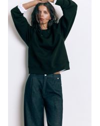 Pull&Bear - Oversize Fleece Sweatshirt - Lyst