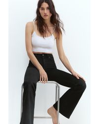 Pull&Bear - Flared High-Waist Jeans - Lyst