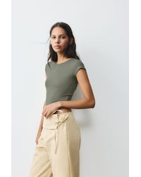 Pull&Bear - Fitted Short Sleeve T-Shirt - Lyst