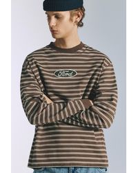 Pull&Bear - Ford Striped T-Shirt - Lyst