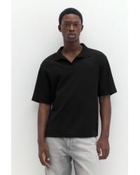 Pull&Bear - Short Sleeve Interlock Polo Shirt - Lyst