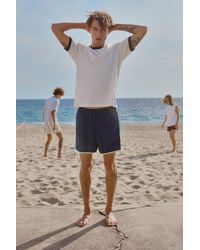 Pull&Bear - Contrast Panel Swimming Trunks - Lyst