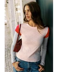 Pull&Bear - Double Sleeve T-Shirt - Lyst