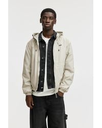 Pull&Bear - Stwd Hooded Raincoat - Lyst
