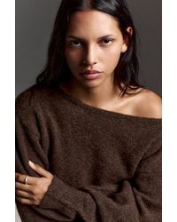 Pull&Bear - Asymmetric Knit Jumper - Lyst