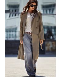 Pull&Bear - Trench Long Avec Ceinture - Lyst