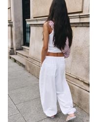 Pull&Bear - Pofbroek Met Elastische Tailleband - Lyst