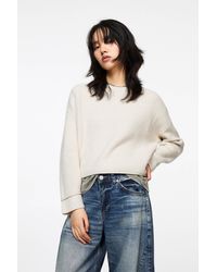 Pull&Bear - Ribbed Sweater - Lyst