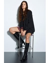 Pull&Bear - Hohe Stiefel Mit Plateauabsatz - Lyst