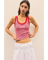 Pull&Bear - Gestreepte Tanktop - Lyst
