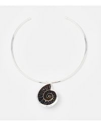 Pull&Bear - Rigid Shell Necklace - Lyst
