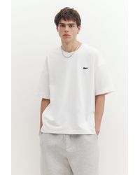 Pull&Bear - Short Sleeve Stwd Sweatshirt - Lyst