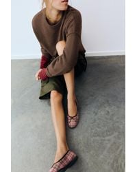Pull&Bear - Ballerine A Quadri - Lyst