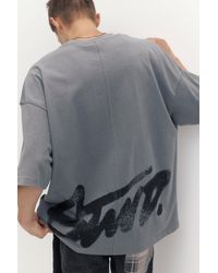 Pull&Bear - Oversize Stwd T-Shirt - Lyst