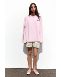 Pull&Bear - Long Sleeve Stwd T-Shirt - Lyst