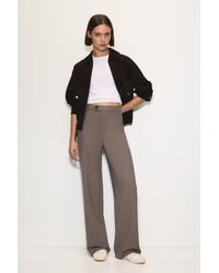 Pull&Bear - Smart Straight-Leg Trousers - Lyst
