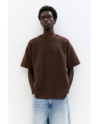 Pull&Bear - Basic Short Sleeve Sweatshirt - Lyst