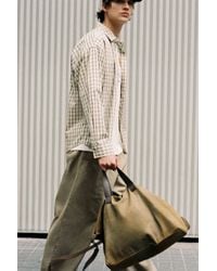 Pull&Bear - Geruit Overhemd Met Lange Mouw - Lyst