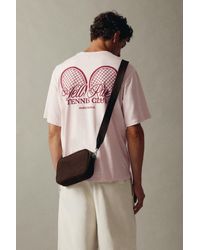Pull&Bear - Tennis Club Graphic T-Shirt - Lyst