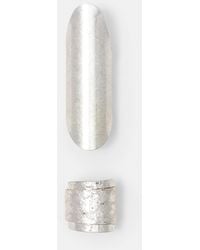Pull&Bear - 2-Pack Of Hammered Rings - Lyst