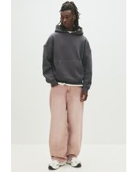 Pull&Bear - Kapuzen-Sweatshirt Mit Stwd-Stickerei - Lyst