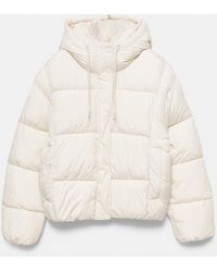 Pull&Bear - Hooded Padded Jacket - Lyst