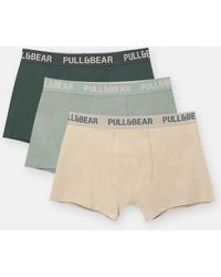 Pull&Bear - Lot De 3 Boxers Logo - Lyst