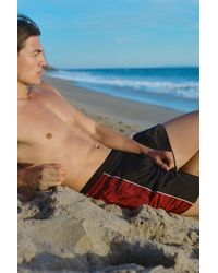 Pull&Bear - Panelled Swimming Trunks - Lyst
