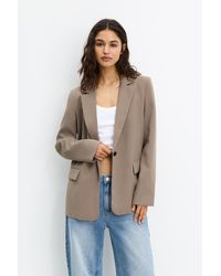 Pull&Bear - Basic-Blazer - Lyst