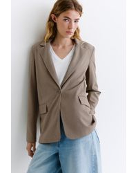 Pull&Bear - Basic Blazer - Lyst