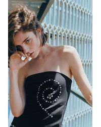 Pull&Bear - Top A Fascia Con Borchie - Lyst