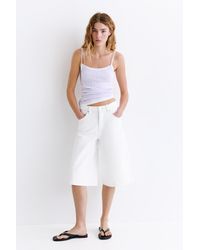 Pull&Bear - Low-Rise Jorts - Lyst