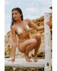 Pull&Bear - Studded Bikini Top - Lyst