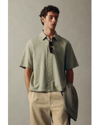 Pull&Bear - Short Sleeve Check Shirt - Lyst